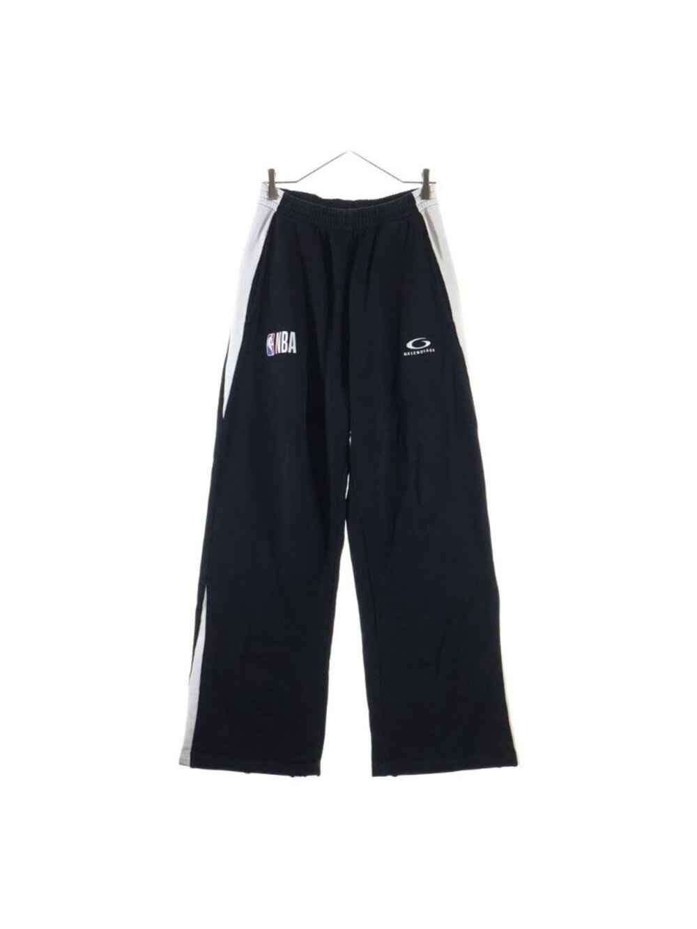 Balenciaga NBA Collaboration Oversize Sweatpants Black Pants